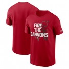 Men's Tampa Bay Buccaneers Red Fire The Cannons Local Essential T Shirt