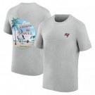 Men's Tampa Bay Buccaneers Tommy Bahama Gray Thirst & Gull T Shirt