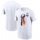 Men's Tampa Bay Buccaneers White 2021 Super Bowl LV Champions T-Shirt 210371