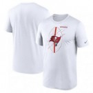 Men's Tampa Bay Buccaneers White Legend Icon Performance T Shirt