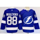Men's Tampa Bay Lightning #88 Andrei Vasilevskiy Blue Authentic Jersey