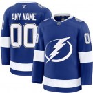 Men's Tampa Bay Lightning Customized Blue Fanatics Authentic Jersey