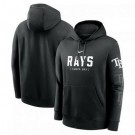 Men's Tampa Bay Rays Black Fashion Club Pullover Hoodie