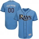 Men's Tampa Bay Rays CustomizedLight Blue FlexBase Jersey