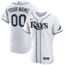 Men's Tampa Bay Rays CustomizedWhite Authentic Jersey