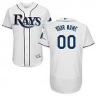 Men's Tampa Bay Rays CustomizedWhite FlexBase Jersey