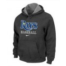 Men's Tampa Bay Rays Dark Gray Printed Pullover Hoodie