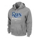 Men's Tampa Bay Rays Gray Printed Pullover Hoodie