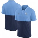 Men's Tampa Bay Rays Light Blue Navy Patchwork Polo