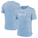 Men's Tampa Bay Rays Light Blue Velocity Performance Practice T Shirt