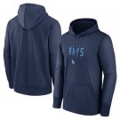 Men's Tampa Bay Rays Navy Authentic Collection Pregame Performance Pullover Hoodie