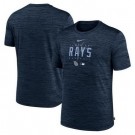 Men's Tampa Bay Rays Navy Velocity Performance Practice T Shirt