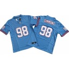 Men's Tennessee Titans #98 Jeffery Simmons Limited Light Blue FUSE Vapor Jersey