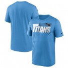 Men's Tennessee Titans Blue Sideline Impact Legend Performance T Shirt 523