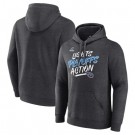 Men's Tennessee Titans Charcoal 2021 NFL Playoffs Bound Lights Action Pullover Hoodie