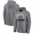 Men's Tennessee Titans Gray No Time Off Raglan Pullover Hoodie