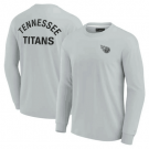 Men's Tennessee Titans Gray Super Soft Long Sleeve T Shirt