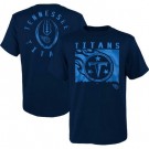 Men's Tennessee Titans Navy Liquid Camo Logo T Shirt