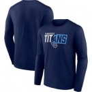 Men's Tennessee Titans Navy NFL x Bud Light Long Sleeve T Shirt