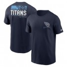 Men's Tennessee Titans Navy Team Incline T Shirt