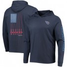 Men's Tennessee Titans Navy Vineyard Vines Hoodie Long Sleeve T Shirt