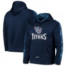 Men's Tennessee Titans Navy Zubaz Tonal Oxide Pullover Hoodie