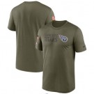 Men's Tennessee Titans Olive 2022 Salute to Service Legend Team T Shirt