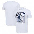 Men's Tennessee Titans White Graphic Shield Logo T Shirt