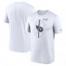 Men's Tennessee Titans White Legend Icon Performance T Shirt