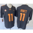 Men's Tennessee Volunteers #11 Jalin Hyatt Black College Football Jersey