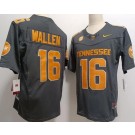 Men's Tennessee Volunteers #16 Morgan Wallen Anthracite FUSE College Football Jersey