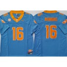 Men's Tennessee Volunteers #16 Peyton Manning Blue FUSE College Football Jersey