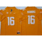 Men's Tennessee Volunteers #16 Peyton Manning Orange 2024 FUSE College Football Jersey