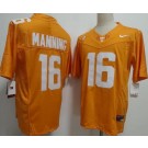 Men's Tennessee Volunteers #16 Peyton Manning Orange FUSE College Football Jersey