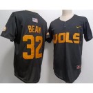 Men's Tennessee Volunteers #32 Drew Beam Black College Baseball Jersey