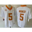 Men's Tennessee Volunteers #5 Hendon Hooker White College Football Jersey