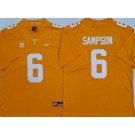 Men's Tennessee Volunteers #6 Dylan Sampson Orange College Football Jersey