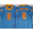 Men's Tennessee Volunteers #8 Nico Iamaleava Blue FUSE College Football Jersey