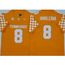 Men's Tennessee Volunteers #8 Nico Iamaleava Orange 2024 FUSE College Football Jersey
