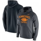 Men's Tennessee Volunteers Anthracite Retro Football Club Fleece Pullover Hoodie