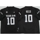 Men's Texas A&M Aggies #10 Marcel Reed Black College Football Jersey