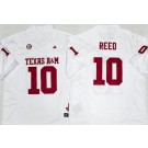 Men's Texas A&M Aggies #10 Marcel Reed White College Football Jersey