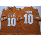Men's Texas Longhorns #10 Vince Young Yellow 2018 College Football Jersey