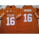 Men's Texas Longhorns #16 Arch Manning Orange FUSE College Football Jersey