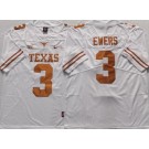 Men's Texas Longhorns #3 Quinn Ewers White College Football Jersey