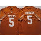 Men's Texas Longhorns #5 Bijan Robinson Orange College Football Jersey