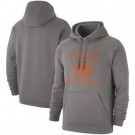 Men's Texas Longhorns Heathered Gray Football Club Pullover Hoodie