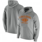 Men's Texas Longhorns Heathered Gray Retro Football Club Fleece Pullover Hoodie