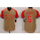 Men's Texas Rangers #5 Corey Seager Gray 2024 All Star Limited Jersey