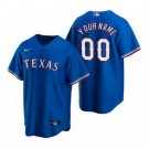 Men's Texas Rangers Customized Blue Alternate 2020 Cool Base Jersey